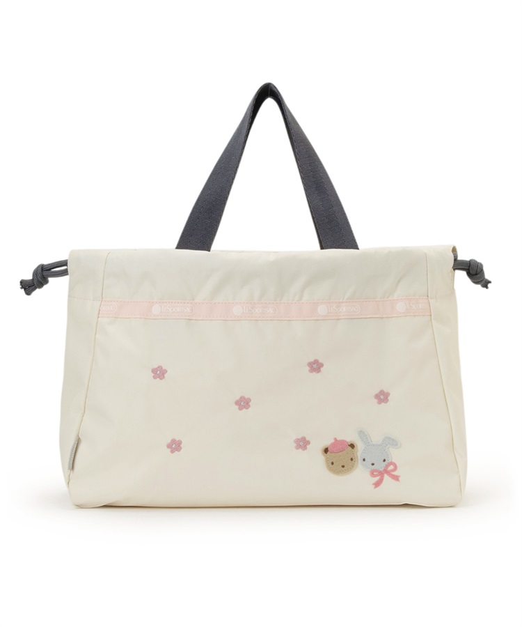 LeSportsac×familiar】E/W TOWN DRAWSTRING BAG｜ショルダーバッグ