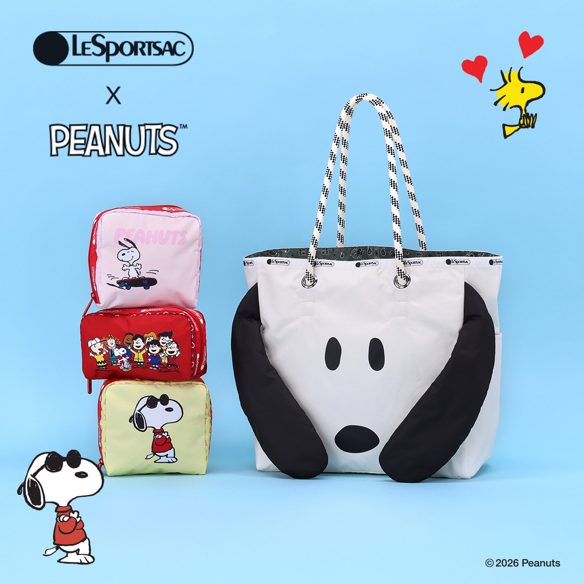 10月28日(水)発売 LeSportsac×PEANUTS 