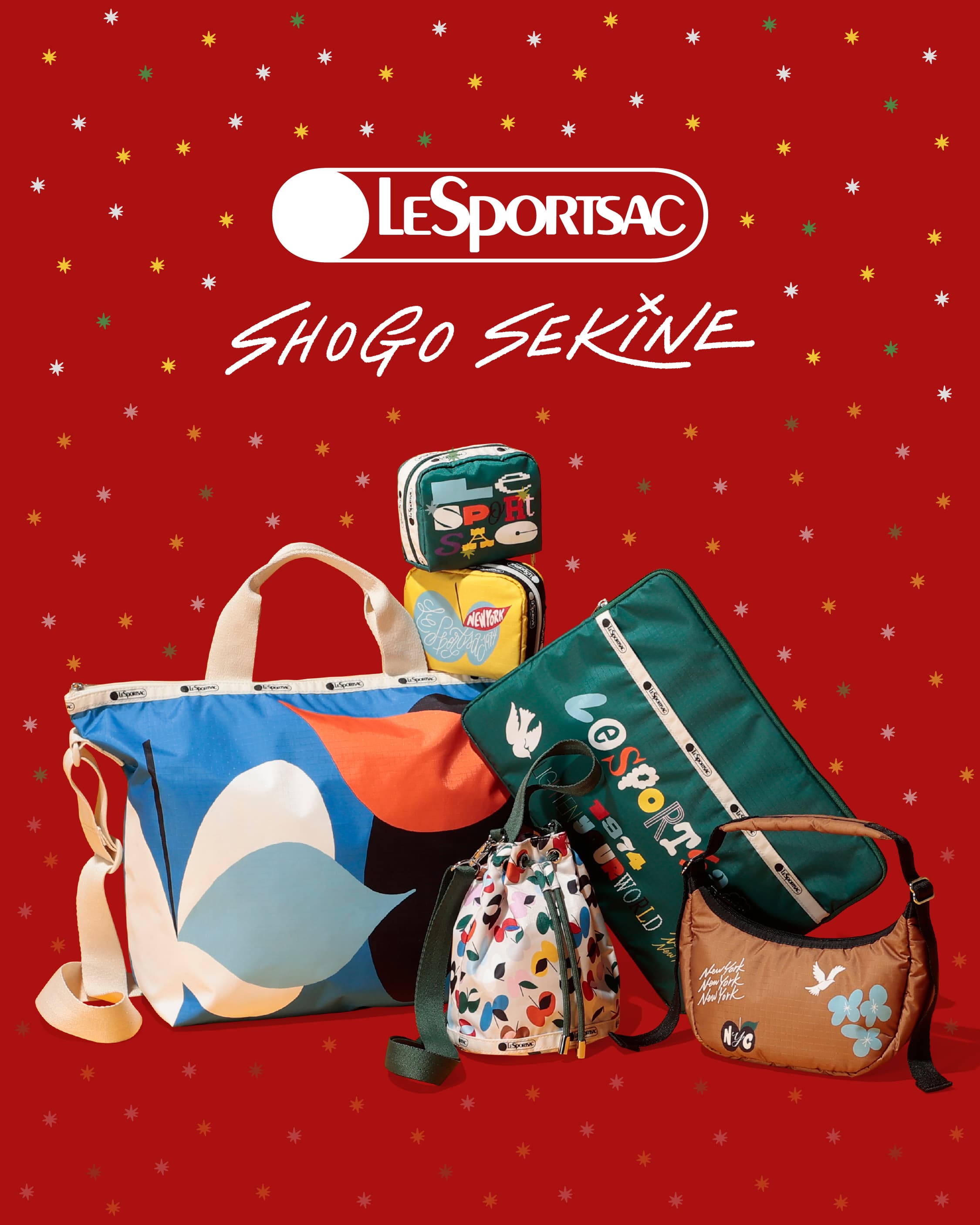 LeSportsac × SHOGO SEKINE イラストレーターのSHOGO SEKINEさんとのコラボレーション
