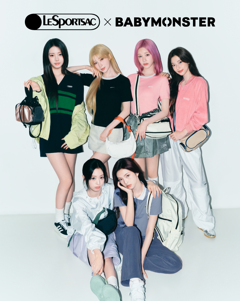 LeSportsac × BABYMONSTER ブランドミューズのBABYMONSTERがまとうプレイフルなスプリングコレクション