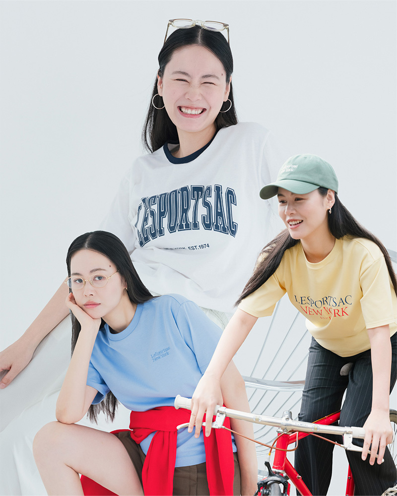 LeSportsac's T-shirts 軽やかに動く日常にちょうどいいTシャツコレクション