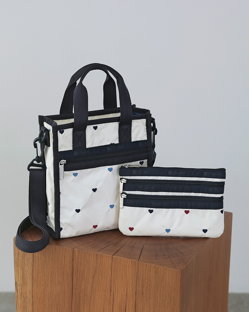 Tricolor Heart EMB ハートの刺繍がポイントの人気シリーズ