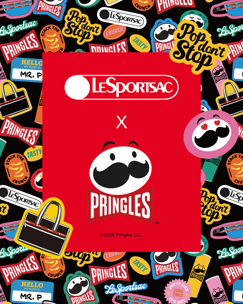 LeSportac×Pringles 世界中で愛されているスナックブランド「プリングルズ」とのコラボレーション