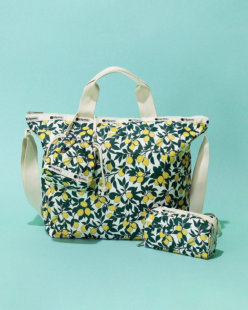 LEMON ORCHARD 爽やかで春らしいフレッシュさがポイントのレモンプリント