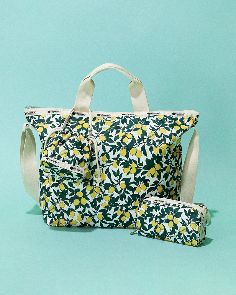 LEMON ORCHARD 爽やかで春らしいフレッシュさがポイントのレモンプリント