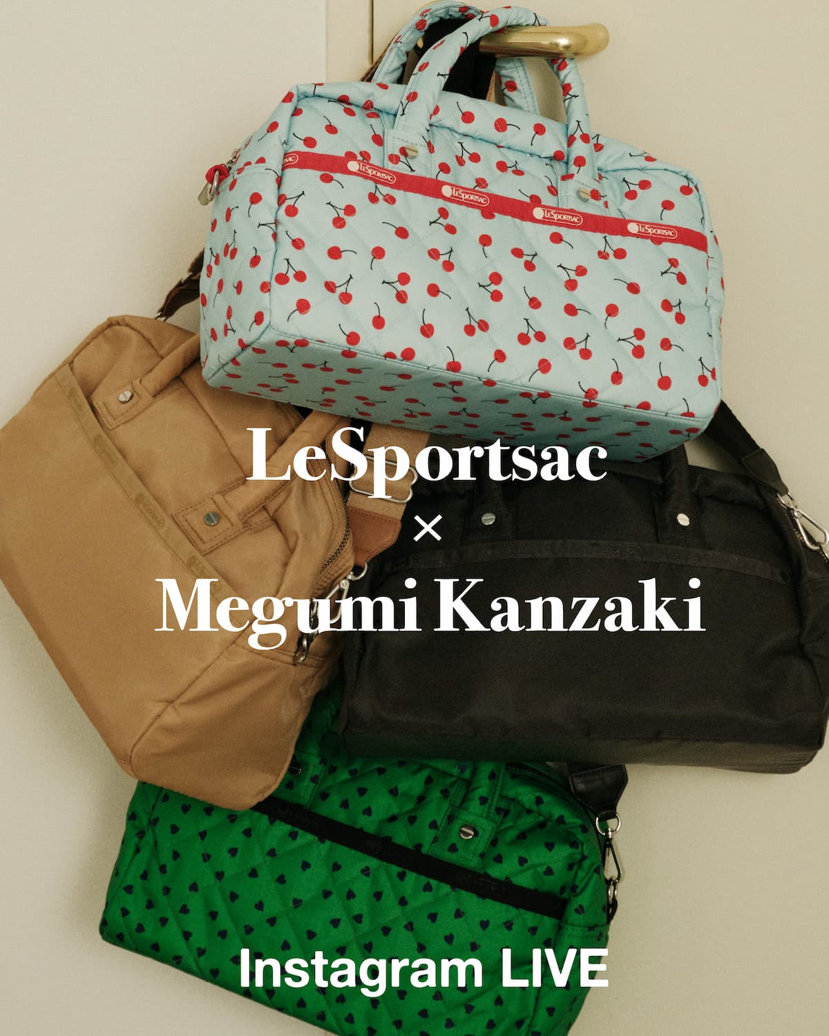 LeSportsac×Megumi Kanzaki Instagram LIVE