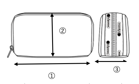 OUTER アウター(ラグランスリーブ)のサイズガイド