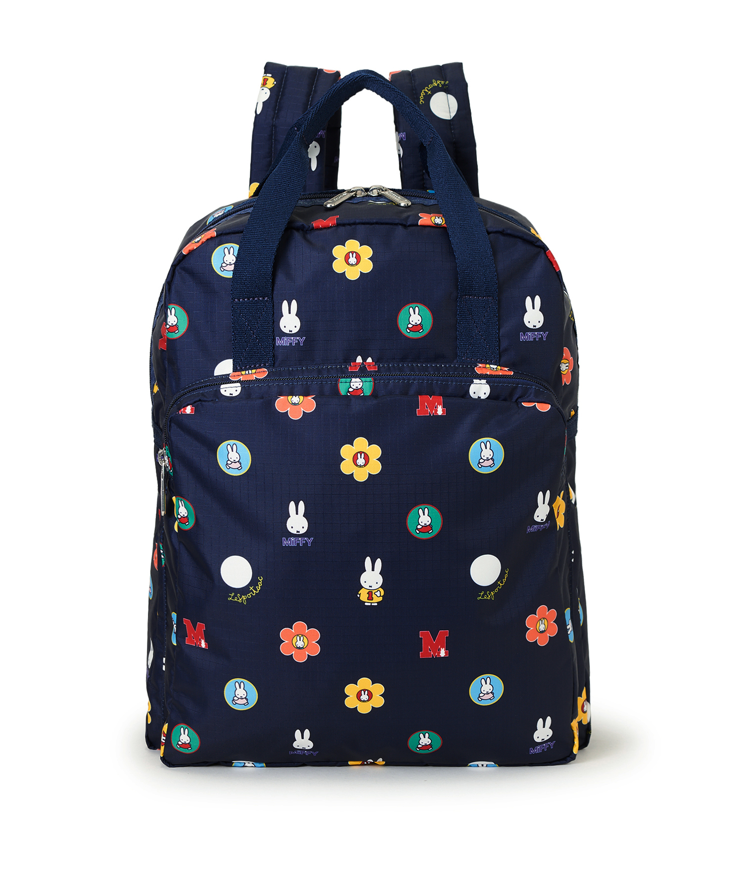 MEDIUM E/W BACKPACK ミッフィーネイビーポルカドット