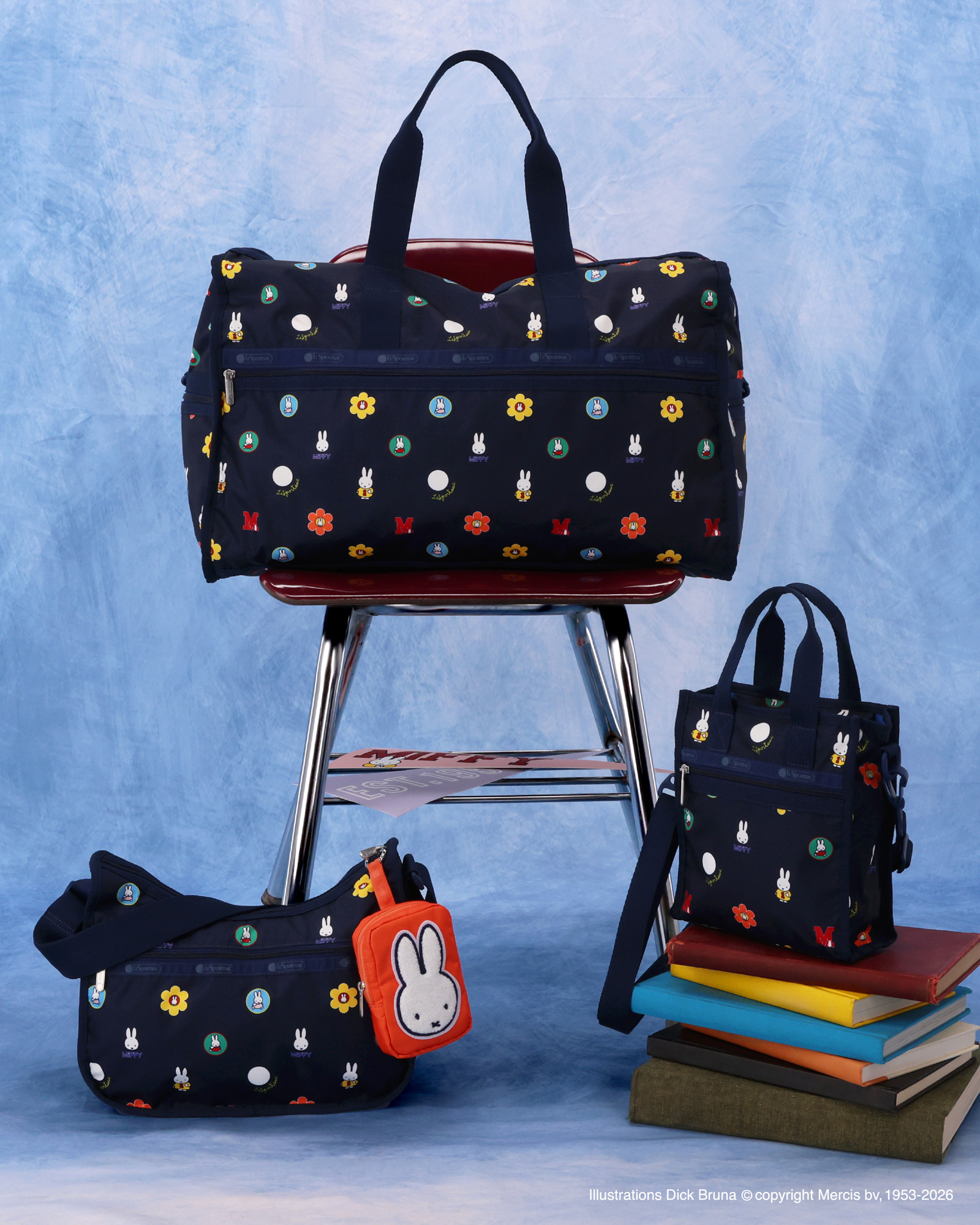 MIFFY NAVY POLKA DOT