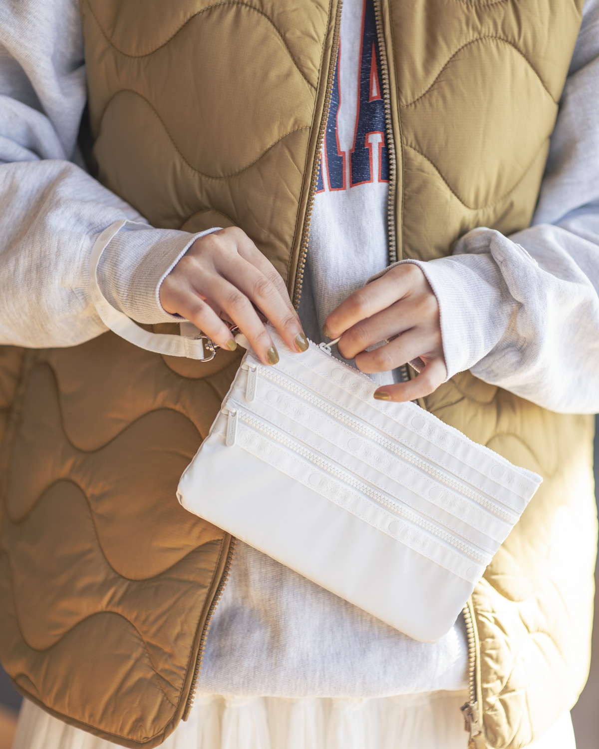 レスポートサック × ひとりっぷ ZIP POUCH 大きい方のみ レスポートサック × ひとりっぷ ZIP POUCH 大きい方のみ