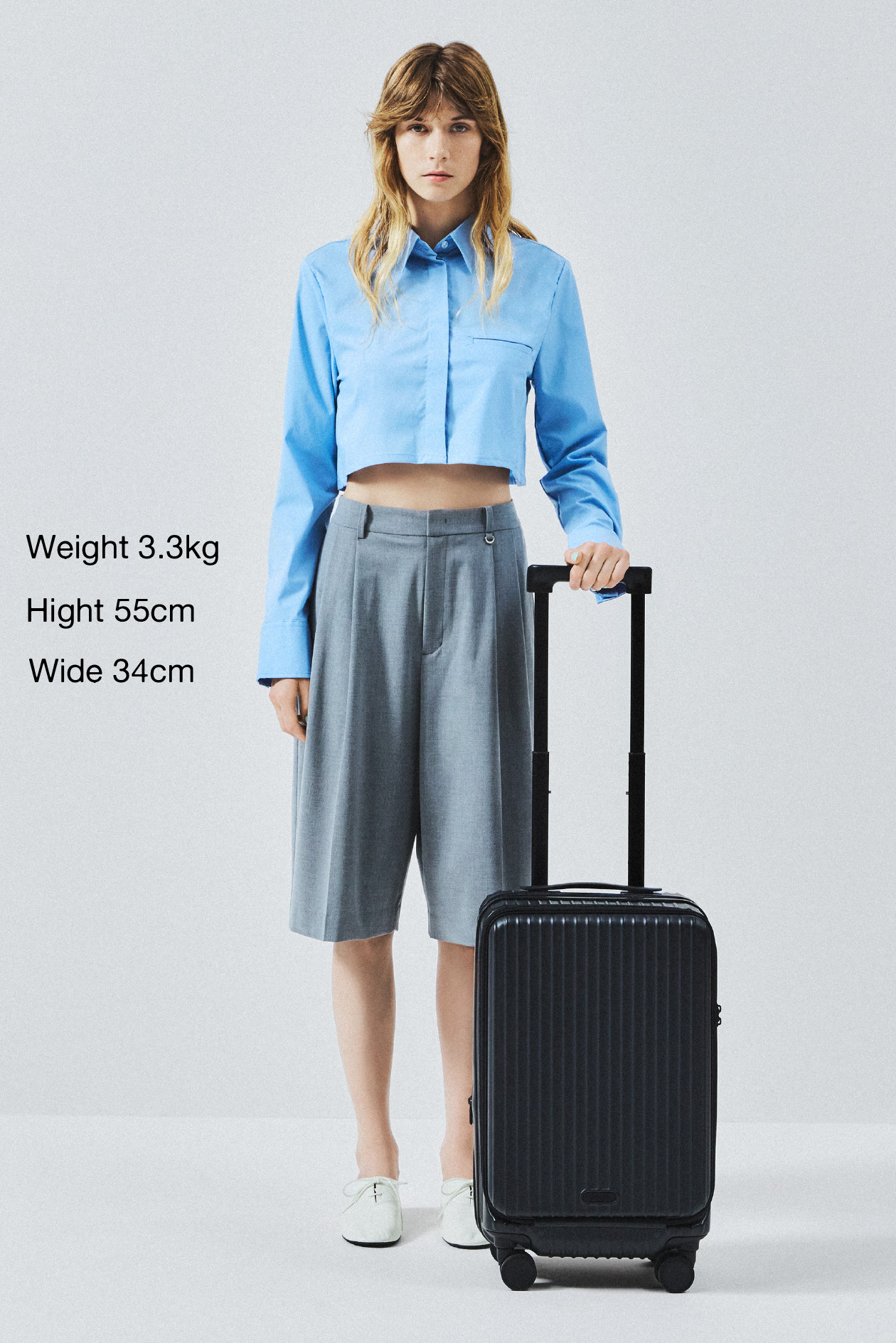 URBAN LIGHT CARRY-ON 重量3.3kg・高さ55cm・横幅34cm