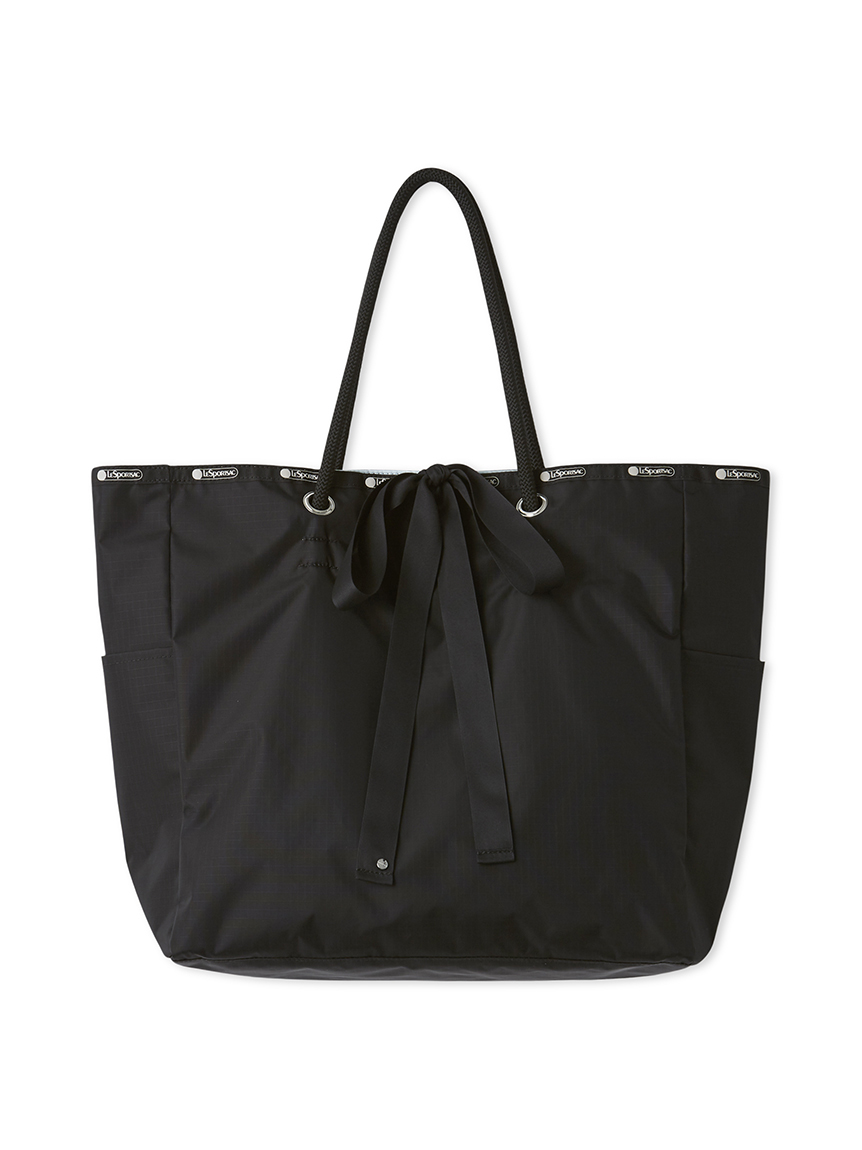 RB Large 2way Tote Black Solid