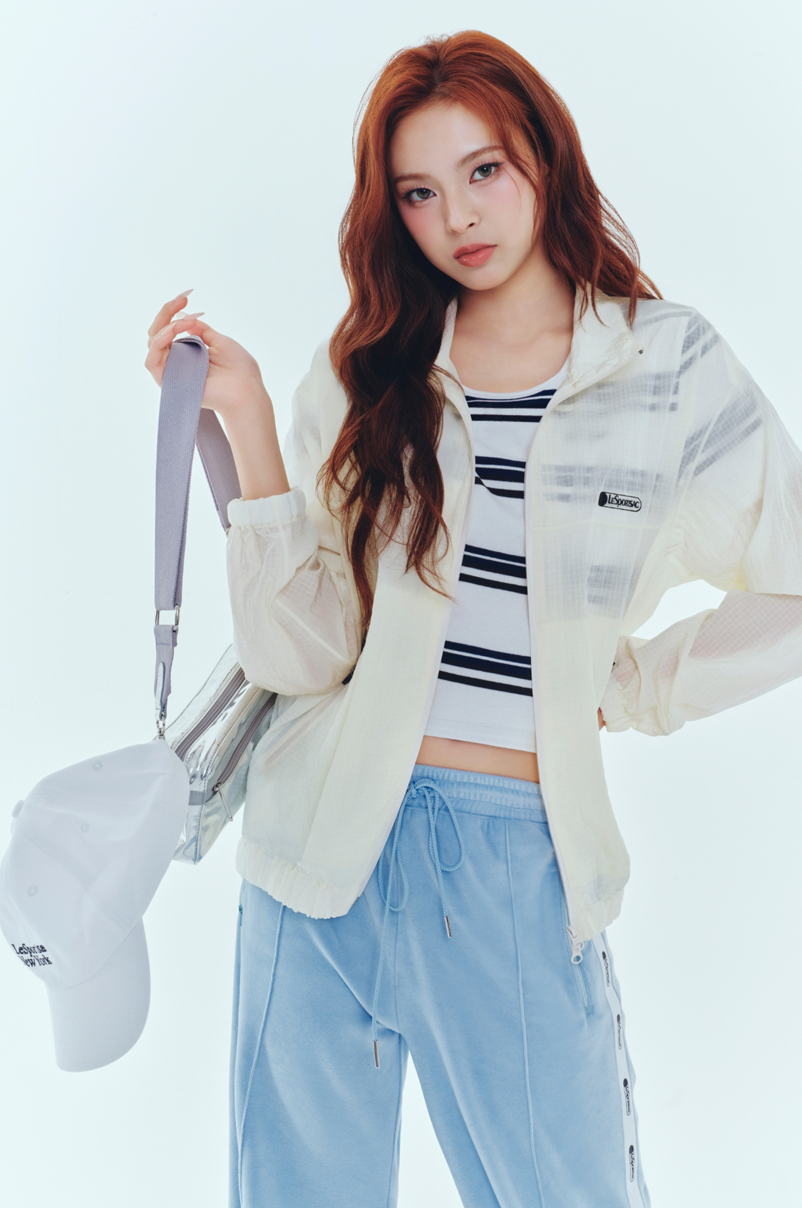 BBABYMONSTER × LeSportsac ビジュアル