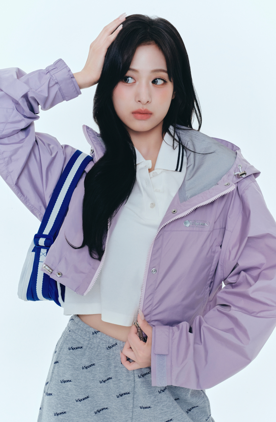 BBABYMONSTER × LeSportsac ビジュアル