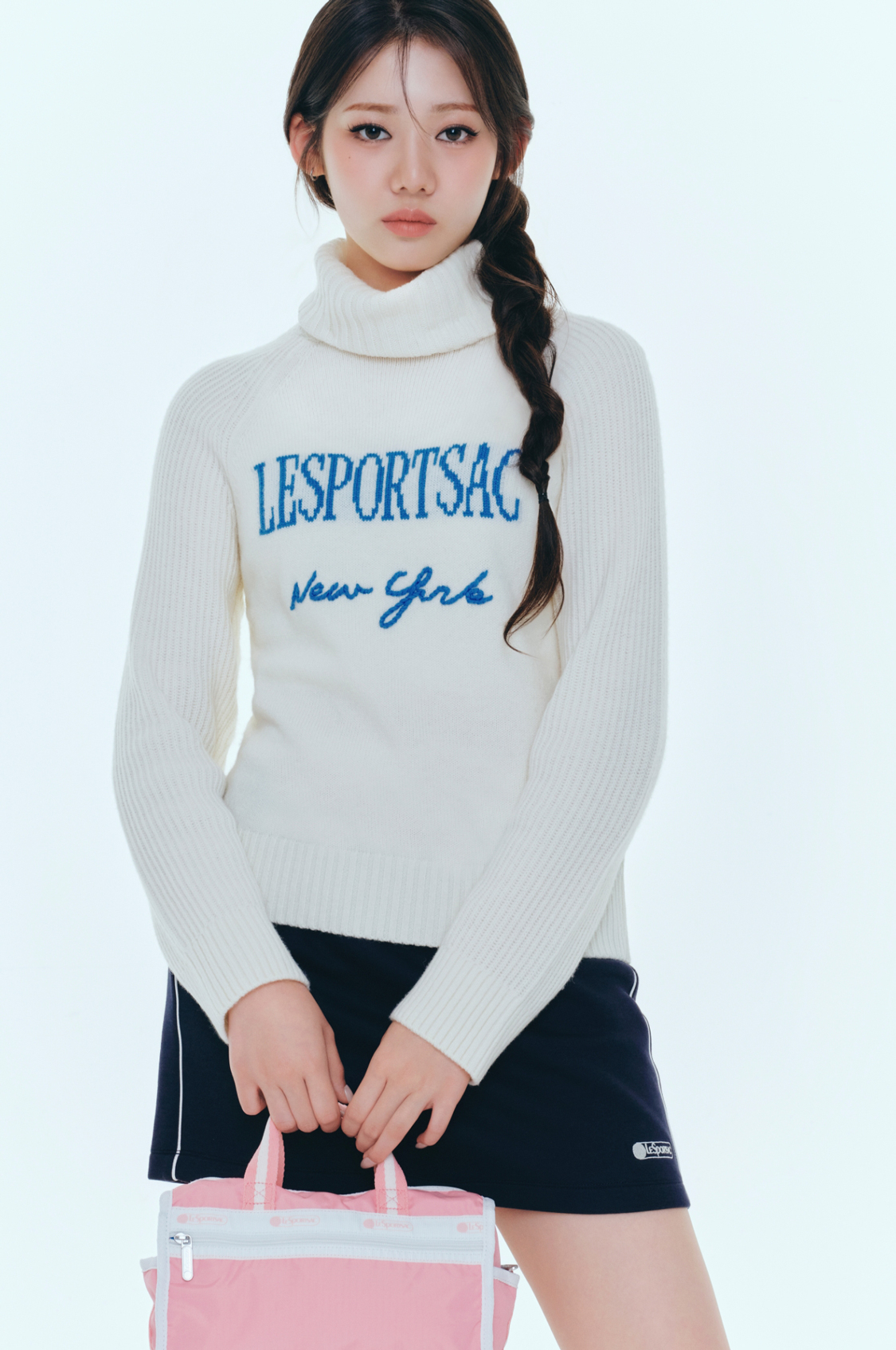 BBABYMONSTER × LeSportsac ビジュアル