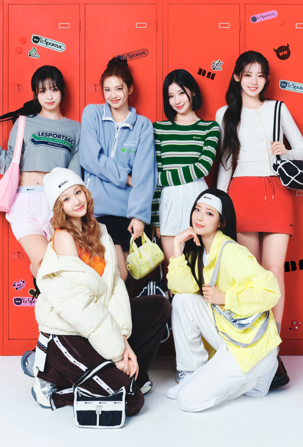 BABYMONSTER × LeSportsac ビジュアル第一弾