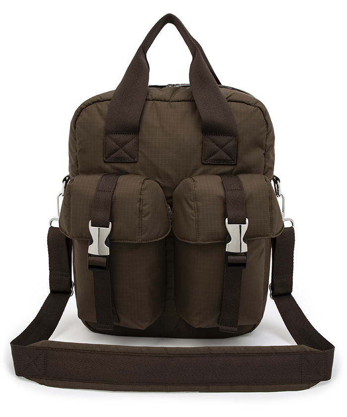 PUFFY 2WAY BAGトフィーブラウン