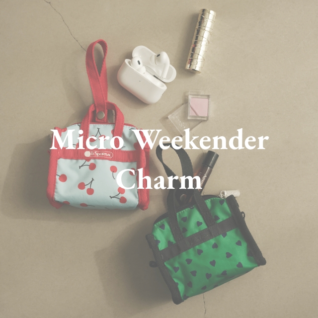 Micro Weekender Charm