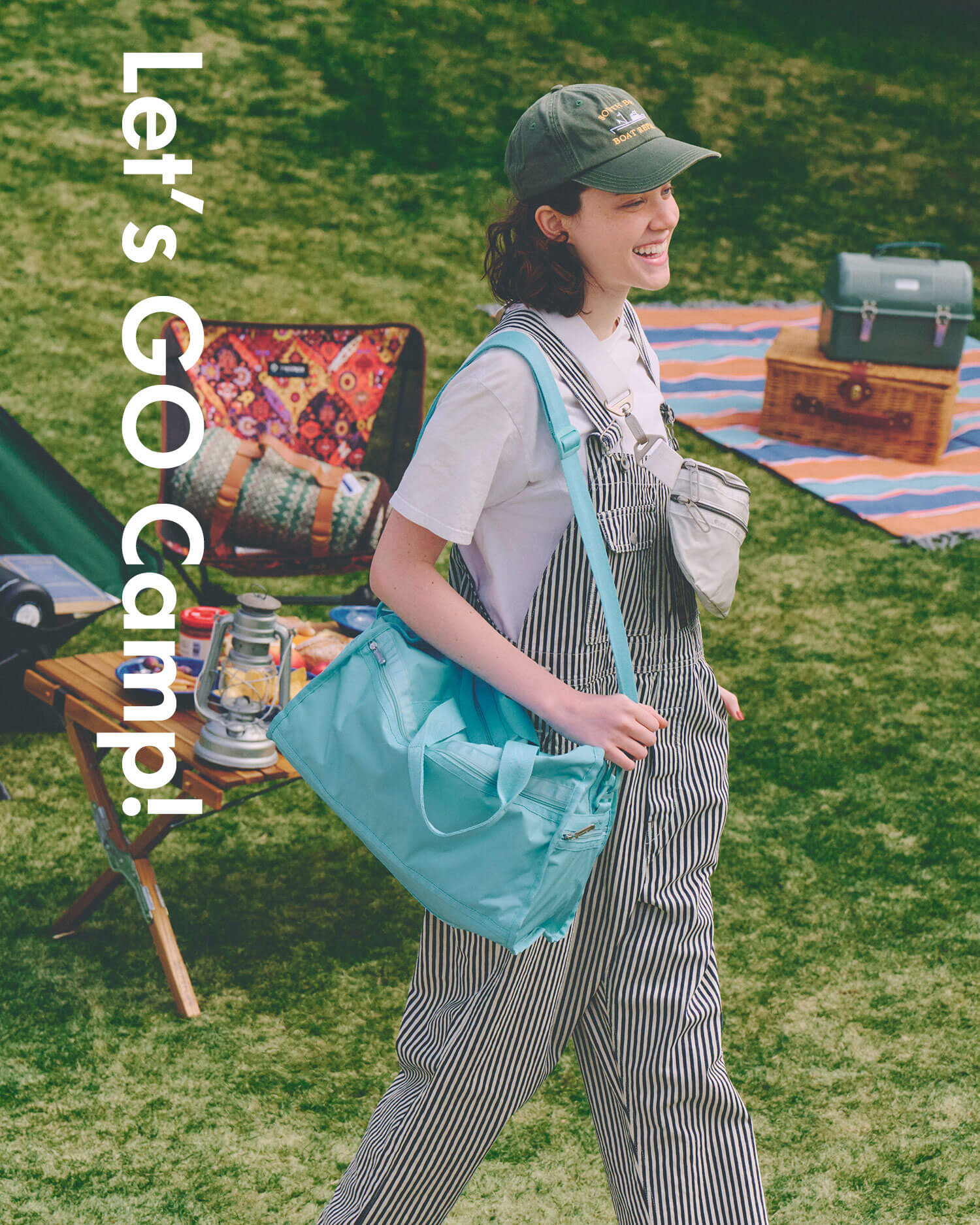 HERITAGE BELT BAGディープシーブルー