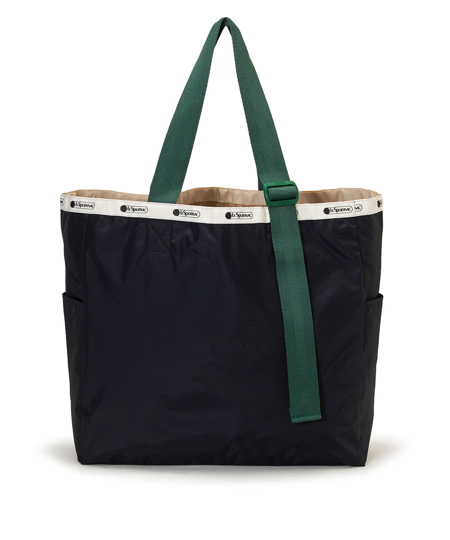 LG HANDLE ADJ TOTE ディープシー/ボトルグリーンウェビングの商品画像