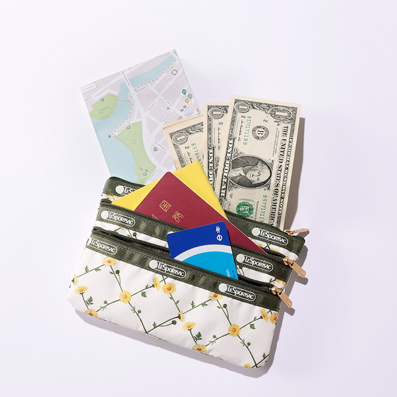 3-ZIP COSMETICデイジークロスエクリュ商品イメージ