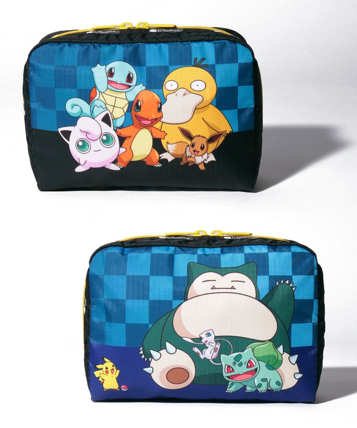 Extra Large Rectangular Cosmetic チームポケモン ポーチ Lesportsac レスポートサック公式