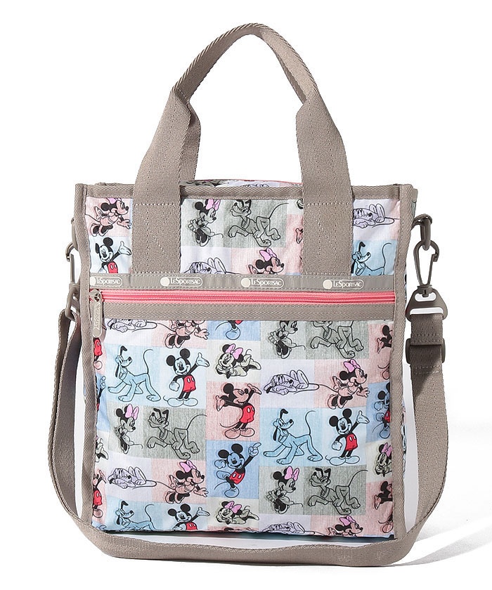 Small N S Tote ミッキー パッチワーク トートバッグ Lesportsac レスポートサック公式