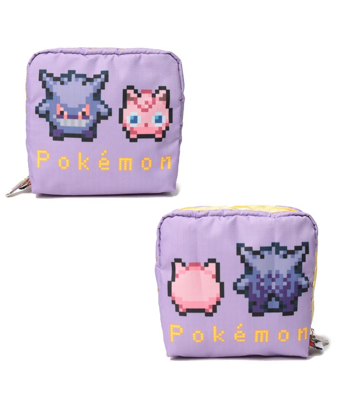 Med Square Cosmeticポケモンパープルポーチ ポーチ Lesportsac レスポートサック公式